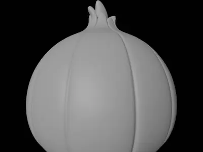 Crying Onion Cartoon Food 3D Model 3D print model
