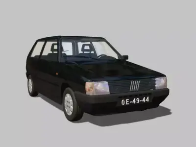 FIAT UNO - 3d model 3D model