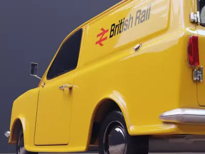 Bedford 1982 HA 110  Low-poly 3D model