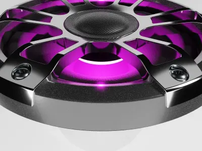 RGB Speaker for car or marine 3D model