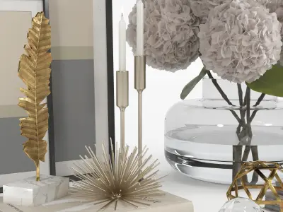 Decorative Set 02 3D model