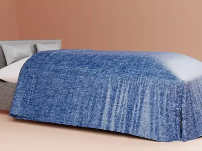 Luxury Bed 3D model buy