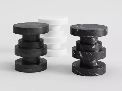 Apollo Stool 3D model