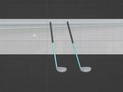 Kelengkapan Sport Low-poly 3D model