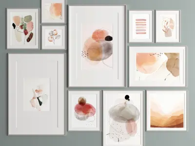 Art Frame 339 Low-poly 3D model