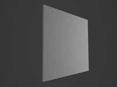 Canvas Low-poly 3D model
