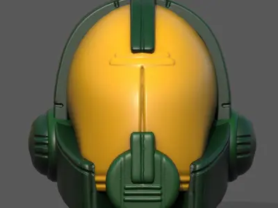 Helmet plastic mask protection pollution ball shaped Low-poly  Low-poly 3D model shop