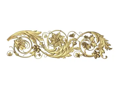  decorative pattern ready for 3D printing 3D model 100