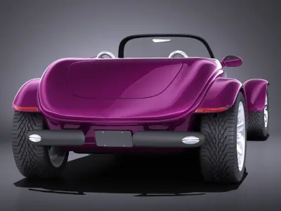Plymouth Prowler Concept 1993 VRAY 3D model