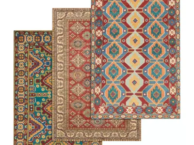 Rug Set 1897 3D model