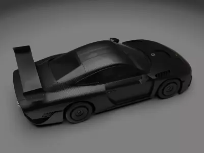 Porsche 935 2019 Carbon fiber 3D model