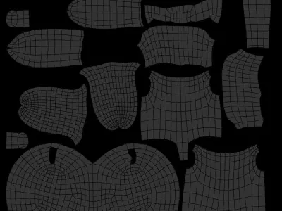 Rabbit bunny Low-poly 3D model