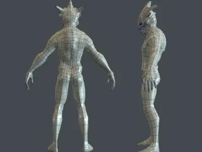 Raisher The Sky Reaper Game-Ready Basic Pack Free low-poly 3D model