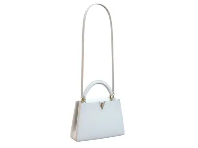 Louis Vuitton bag Capucines White Leather 3D model
