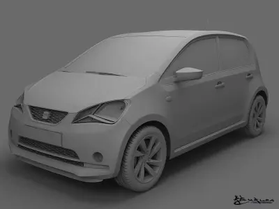 Seat Mii 5doors 2013 3D model