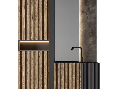 Luxury Bathroom 128 3D model