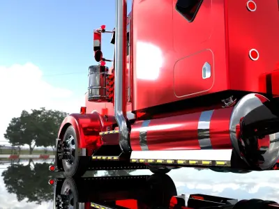 KENWORTH w900 3D model from CGTrader