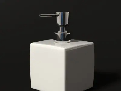 Soap Dispensers Low-poly 3D model
