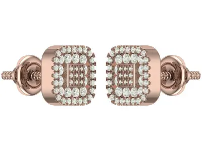 Earring 3D print model 12