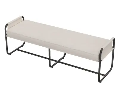 Cheswick Linen Bench 3D model