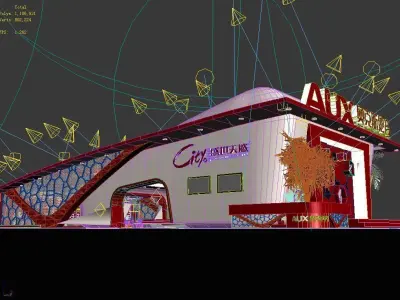 Exhibition - Area -28X16-3DMAX2009-028 3D model