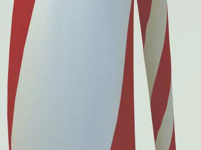 DL3D Christmas Cane Free 3D model