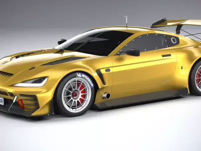 Generic Race Car GT3 2022 3D model