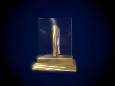 Mutant Ape 2 Gold Club Low-poly 3D model