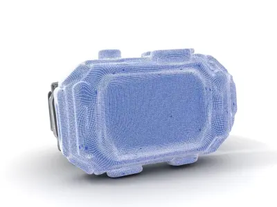 Futuristic Wearable Device Model Pack  SciFi Concept Low-poly 3D model