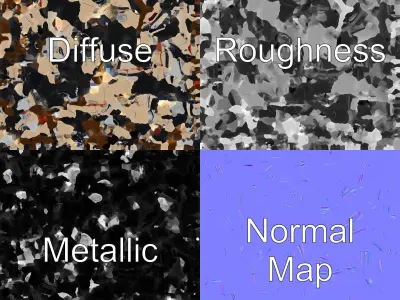 Retro European Roadster Artful Design model pack Low-poly 3D model