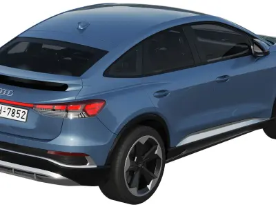 Audi Q4 Sportback e-tron 2021 3D model