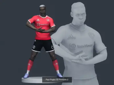 Paul Pogba 3D Printable Collection