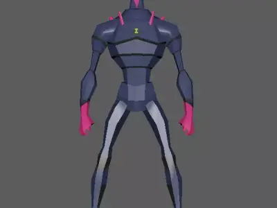Chromastone - Ben 10 Alien Force Free 3D model