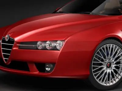 Alfa Romeo Spider 3D model