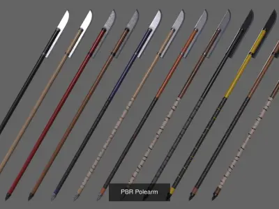 PBR Weapon V3 3D Model Pack