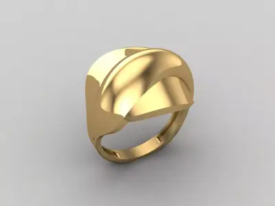 Women Ring Plain Ring Ready STL 3DM Models Womens Rings 3D print model 68