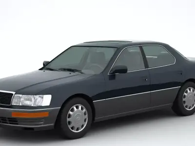 Toyota Celsior 1989 3D model