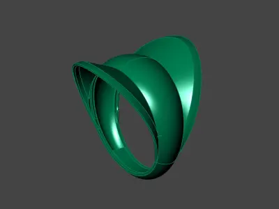 Plain Ring Women Ready STL 3DM Models Womens Rings 3D models 3D print model 70