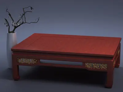 cabinet cabinet wardrobe sofa bed table bookshelve 3D model