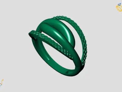 Women Plain Ring STL Models Womens Ring 3dmodels 3D print model 3D print model shop