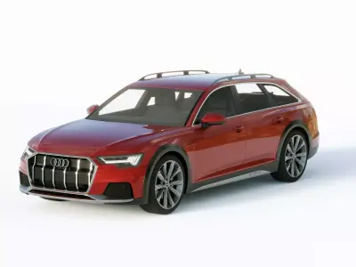 Audi A6 Avant Allroad 2019 3D model