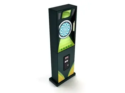 Arcade Dart Machine 3D model