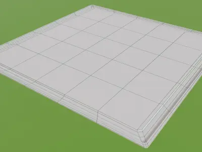 Sci-fi floor 3D model