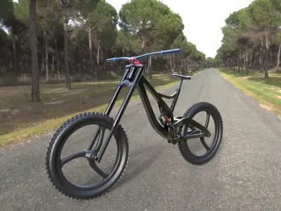BIKE DownHill 3D print model
