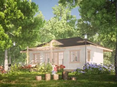 036Countryhouse1f81m2 3D model