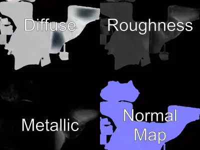 Elegant Soap Dispenser model pack Low-poly 3D model