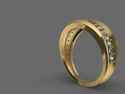 Ladies ring 3D model