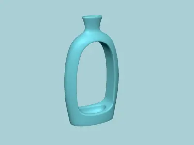 Empty Vases 02 - Modern Plant Vase - STL Printable 3D print model