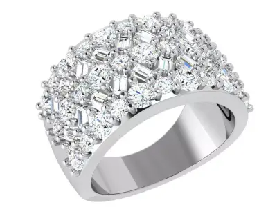 Diamond Band 4114 3D print model