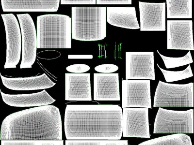 Larzia Chair 3D model